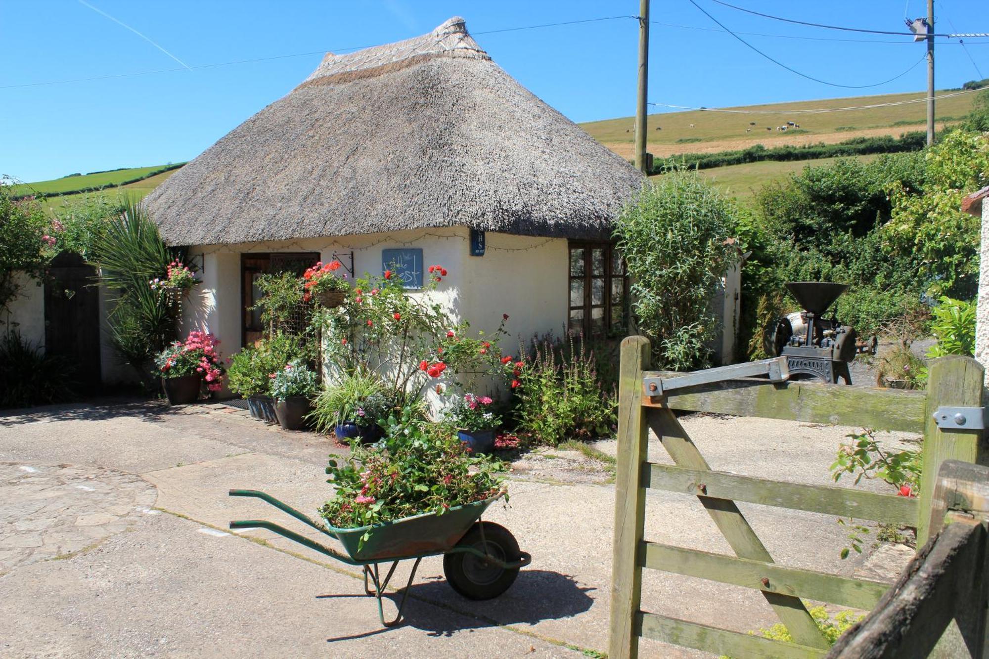 The Nest - Thatched Seaside Country Cottage For Two Stokeinteignhead Esterno foto
